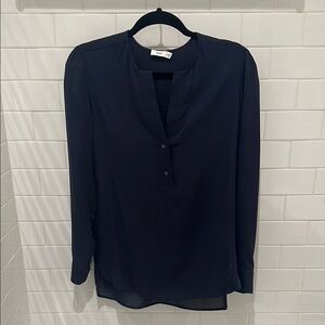 Vince XS navy LS top